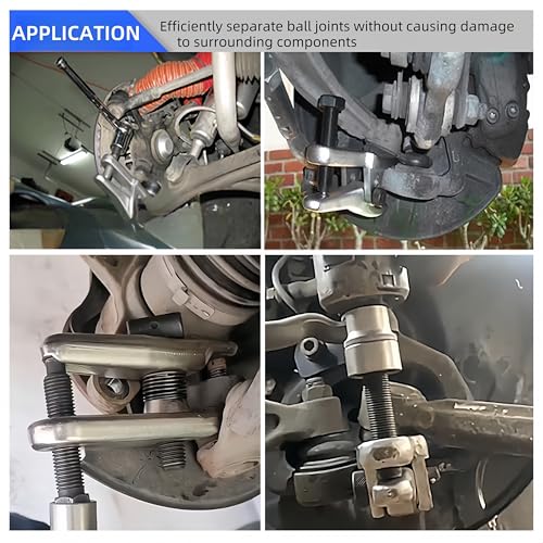 32mm Ball Joint Separator Tool, 1-3/8" to 2-3/8" Ball Joint Removal Tool, for Separating Ball Joints Arms Tie Rods on Cars, Trucks, ATVs, Compatible with Benz, BMW, Audi, Honda and More