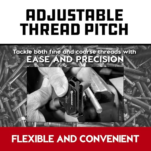 Powerbuilt Universal Thread Repair Tool 11/16" - 1-1/2" SAE / 17-38mm Metric - Fix Damaged Threads Tool - 643029ECE - size: 17-38mm