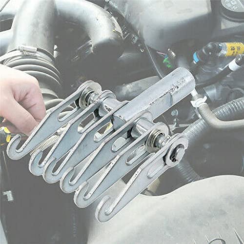 CXGS Dent Puller Metal 6 Claw Hook Adjustable 6 Fingers Hook Car Body Repair Tool Heavy Duty Pulling Claw Paw Auto Dent Repair Puller for Slide Hammer Attachment Dent Repairing - M16 Thread - color: S