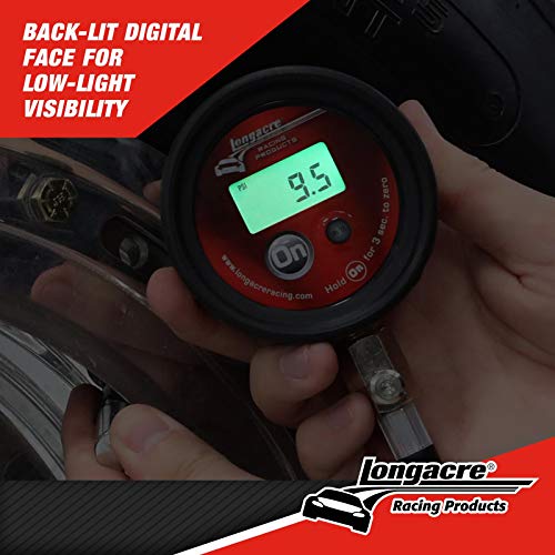 Longacre 52-53003 Semi Pro Digital Tire Pressure Gauge, 0-60