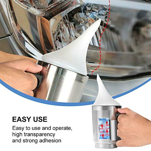 Car Headlight Restoration Kit,Auto Headlight Lens Glass Polish Repair Kit Atomizing Cup Headlight Renovation Tool Auto Restore Kit