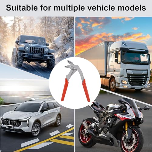 Car Clip Pliers, Snap Removal Pliers, Panel Clip Removal Plier, 2026 Upgraded Heavy-Duty Professional Plastic Fastener Removal Tool, Spring-Loaded Fastener Rivet Remover for Vehicle Maintenance