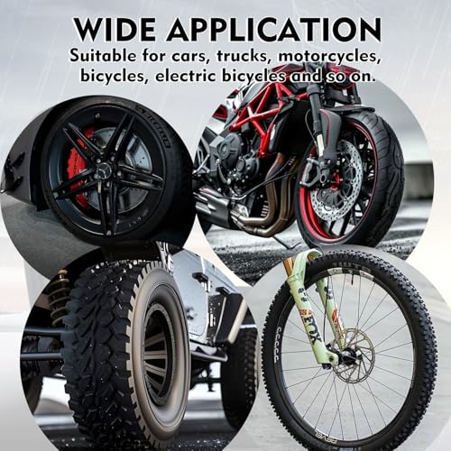 Tire Plug Kit Tire Patch Kit Heavy Duty, Tire Plug Repair Tools, 16Pcs Tire Patch Plugs, Tire Patch Roller Kit with 4mm Round Shank Twist Drill Bit for Vehicle - size: 16 Tire Patch Plugs + 2 Accessories