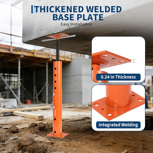 2 Pack Jack Post, House Floor Jack with 19"-36" Height Range, 18000 LBS Lifting Joist Beam Basement Jacks for Leveling, Lifting - size: 19 - 36 in