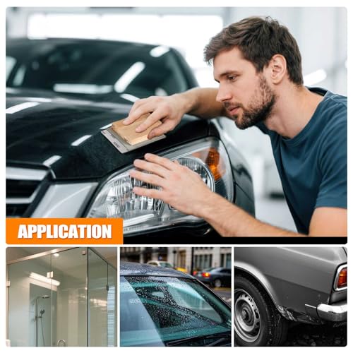 POLIWELL Auto Performance Sandpaper 3 Pack, 3.6 in x 9 in 5000 Grit Clear Coat Polish Sandpaper, Fine Grade Abrasive Sanding Sheet for Wet Polishing Car Detail Scratches, Refined Finishes - style: 5000Girt
