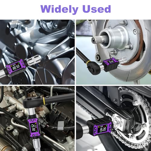ANPUDS 1/2" Digital Torque Adapter Set (2-99.6 Ft.lb / 2.7-135 Nm) | Slim Electronic Torque Wrench Converter, ±2% Accuracy for Bike, Automotive, Motorcycle & Precision Repair - size: 1/2" (2.0-99.6 Ft.lb/2.7-135 Nm)