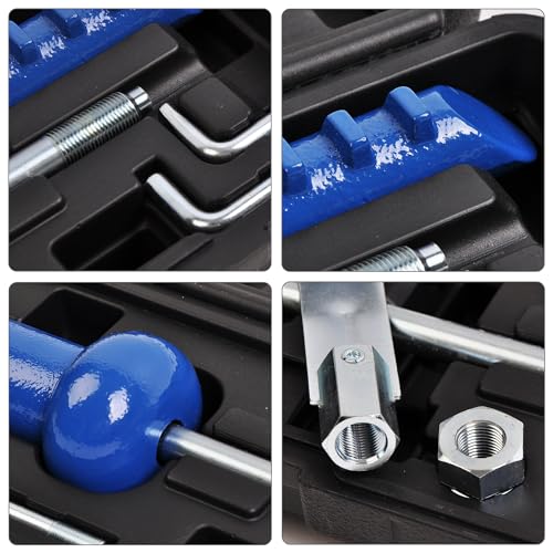 9PCS 5lb Impact Dent Puller Slide Hammer, Dent and Axle Puller Removal Set