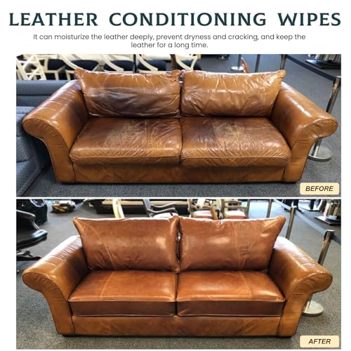 Leather Repair Salve and Brush Set for Furniture Upholstery Car Seats Wood Sofa Cleaning Conditioning Restore Shine Softness Prevent Cracks