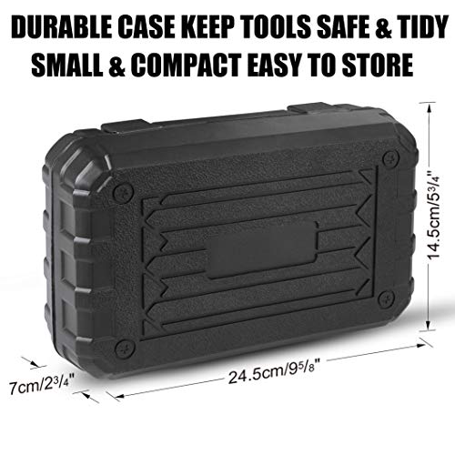 DOWELL Small Mini Tool Set School College Student Kids Dorm Tool Set Kit Home Repair Hand Tools with Tool Box Storage Case Upgraded HYT9 - style: HYT9