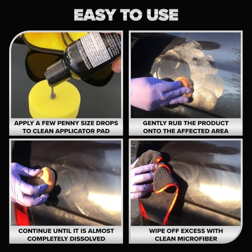 Carfidant Black Scratch and Swirl Remover - Car Scratch Remover for Paint Scratches - Polishing Compound for Cars Kit with Buffer Pad - Buffing Compound for Car Paint Restorer - style: Black Scratch Remover