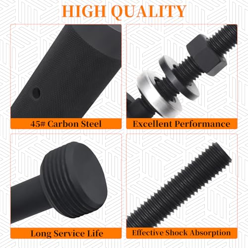 9U-6891 Injector Sleeve Cup Remover & Installer Tool Kit | Compatible with CAT Caterpillar C10 C12 C15 C16 C-18 3406E Engines, 6 PCS Fuel Injector Sleeve Removal Installation Tools - size: 6pcs