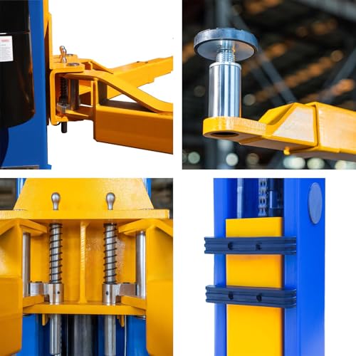 XK-L1100 Auto Lifts 10000lbs Car Lift 220V Two Post Auto Truck Clear Floor Hoist with 36 Months Part Replacement - color: Model L1100-220V