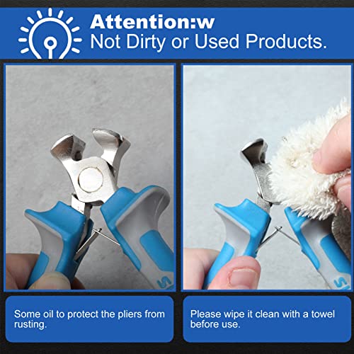 SPEEDWOX 4 Inches End Nippers Precision End Cutters Pliers Nail Pulling | Mini End Cutting, Fine Pliers with Spring, Micro Functional Small Wire Cutter, Jewelry Making & Shoes Repair Wire Twisting - style: 4" End Cutting Plier