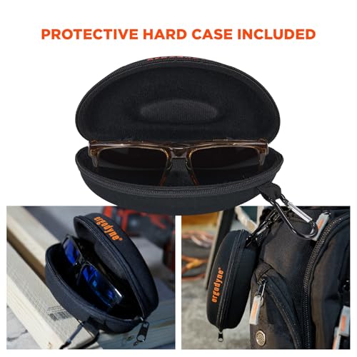 Ergodyne Skullerz SIXTEN Safety Sunglasses with Side Shields, Anti Fog - color: Bronze Mirror Lens