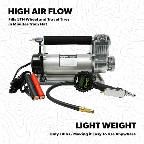 TireMinder RV AIR LITE Compressor - Designed for Tires up to 80 PSI - style: RV Air Lite