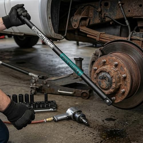 1/2" Drive Impact Extension Bar, 30 Inch Length Socket Extension, CR-V Steel, Narrow and Deep Areas in Automobile Maintenance, Mechanical Assembly or Industrial Operations - size: 1/2" 30-Inch