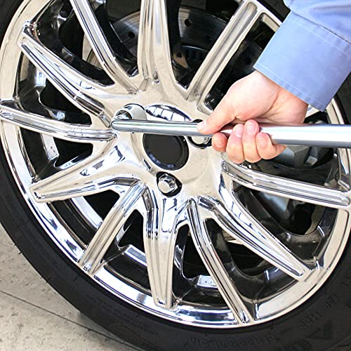 BIG RED Telescoping Wheel Lug Nut Wrench 11/16", 3/4", 13/16", 7/8" with Double-Sided Lug Nut Sockets, T39234 - size: Telescoping Wheel Lug Nut Wrench, style: Telescoping Lug Wrench w/ Nut Sockets