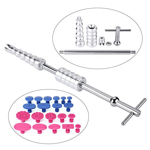 Dent Repair Kit Hail Damage Removal Slide Hammer Glue Puller Tabs Automotive Tools for Car Body