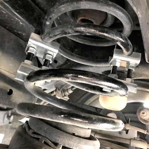 4PCS Coil Spring Compressor Tool,Bi-Directional Adjustable Strut Spring Compressor,Mini Carbon Steel Coil Spring Spacer Suitable for Front or Rear Suspension of Vehicles