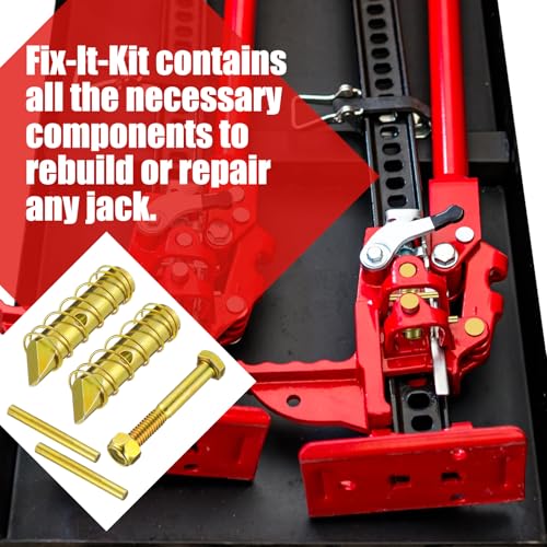 Blulu 2 Sets High Lift Jack Repair Kit Compatible with Fk-1 Fix-it-kit for Jacks Accessories Replacement Farm Jack Accessories