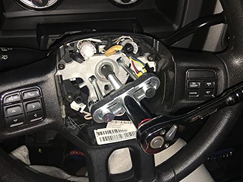 Performance Tool W89704 Steering Wheel Removal Kit - Includes Puller, Bolts, and Tools for Automotive and Light Trucks