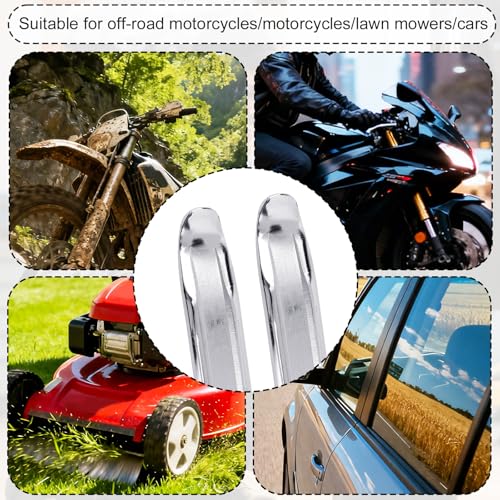 2pcs 50cm/20in Tire Iron Spoons, Heavy Duty Tire Lever Bar Bead Lifting Tool Tires Changer Removal Tool Changing Set for Cars Dirtbike Motorcycles for Tires Charger Machine