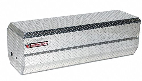 Weather Guard Truck Box Chest, 62 in. W, 20-1/4 in. D, Bright Aluminum, 664001
