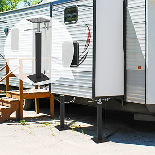 Heavy Duty RV Slide Out Stabilizers, Adjustable 20"-42" Support Jacks for Camper, Trailer & Motorhome, Up to 5,000 lbs Each, 2 Pcs – Ideal for Leveling & Stabilizing RV Slide Outs - size: 20" -42"
