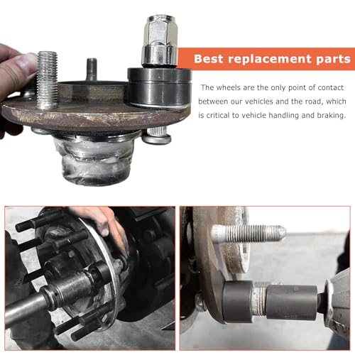 22800 Wheel Stud Installer, Professional Car Tire Studs Installation Replacement Tool, Heavy Duty Tire Stud Puller Installer Compatible with Most Car and Light-Duty Truck
