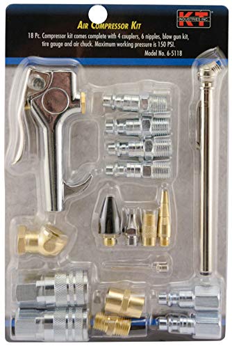 6-5118, Industrial Air Kit 1/4", 18Piece