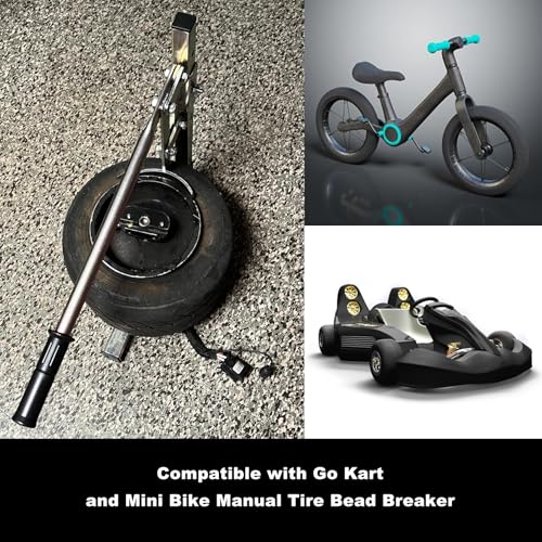 Sporacingrts Mini Tire Bead Breaker for 5" and 6" Go Kart Wheels | Adjustable manual tire bead breaker for 5" and 6" go kart and mini bike wheels, designed for easy tire removal.