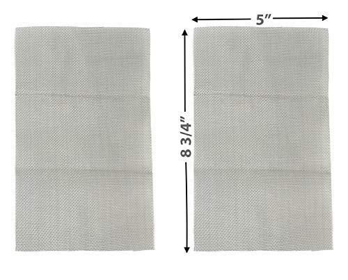 JOUNJIP Reinforcing Stainless Steel Mesh for Bumper Kayak Thermoplastic Repairs - Use with Plastic Welding Kit - 2 pack
