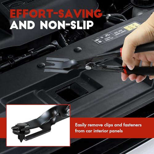 Wuyaoyao Panel Clip Pliers, Auto Door Panel Upholstery Trim Clips Removal Tool, Car Panels Clip Removal Plier, Automotive Fastener Push Pin Pry Pliers, Vehicle Dash Repair Tool, Car Accessories