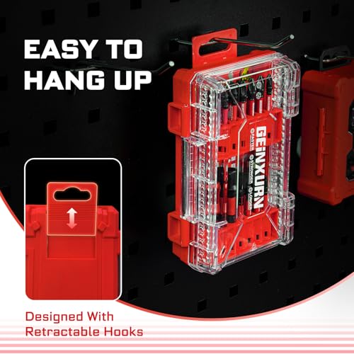 Geinxurn 66Pieces Impact Screwdriver Bits Set, Magnetic S2 Steel 1”/2”/3” Phillips/Square/Torx/Slotted Bits Tips,Impact Bit Holder and Nut Driver with Storage Box Case - style: UTCM066