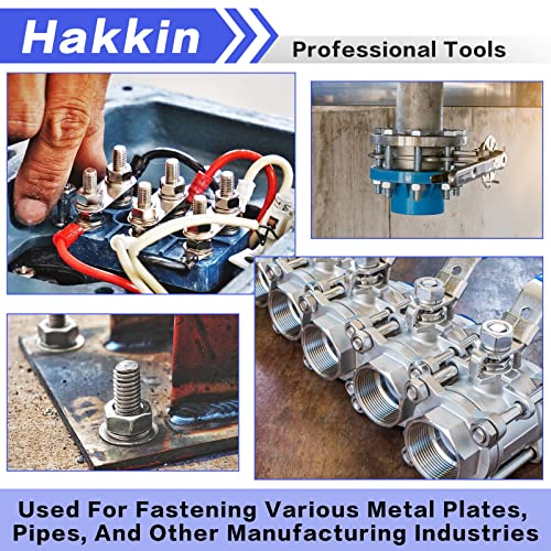 3/8-16 Hex Bolts and Nuts Kit 64PCS, 304 Stainless Steel 3/8” Heavy Duty Nuts and Bolts Screws Flat & Lock Washers Kit, Machine Screws Set with Storage Case - size: 64PCS 3/8-16 Hex Bolts Silver