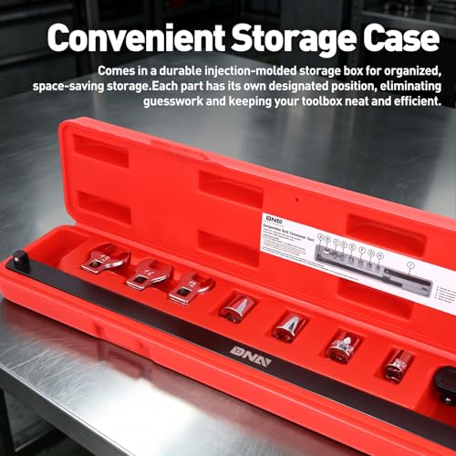 DNA MOTORING 9pcs Serpentine Belt Tool Set, Belt Tensioner Wrench Set for Install and Remove Serpentine Belts, W/Case, Automotive Maintenance, TOOLS-00538 - style: 9pc Serpentine Belt Set