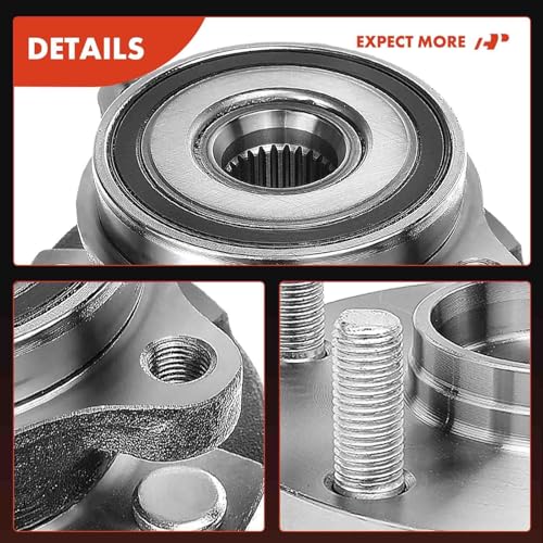 A-Premium 2 x Front Wheel Bearing and Hub Assembly with 5-Lug Compatible with Toyota RAV4 06-12, Corolla iM 17-18, Prius V 12-18, Scion tC 11-16, xB 08-15, iM 16, Lexus HS250h 10-12