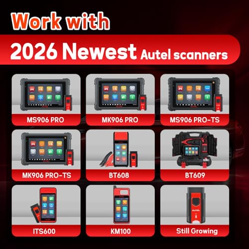 Autel MaxiVCI V200 Vehicle Communication Interface OBD2 Connector Bluetooth Adapter Work with MS906PRO MK906PRO TS ITS600 KM100 BT608 BT609 Wireless VCI200 Diagnostic DoIP CAN FD