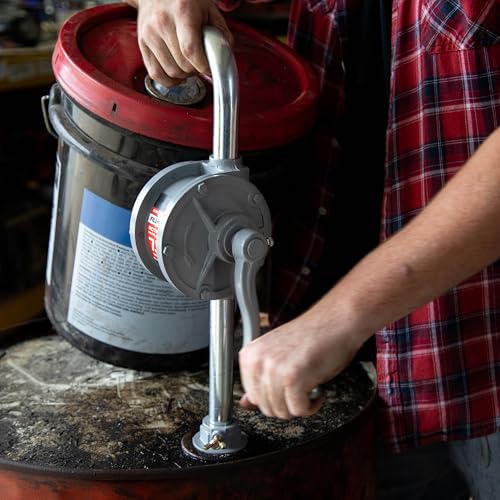 Fill-Rite SD62 Hand Fuel Transfer Pump, 7.5 Gallons per 100 Revolutions, 3/4" NPT Ports, 2" Bung Mount, Cast Iron Manual Pump with Aluminum Spout & Steel Suction Pipe - style: SD Rotary Pump