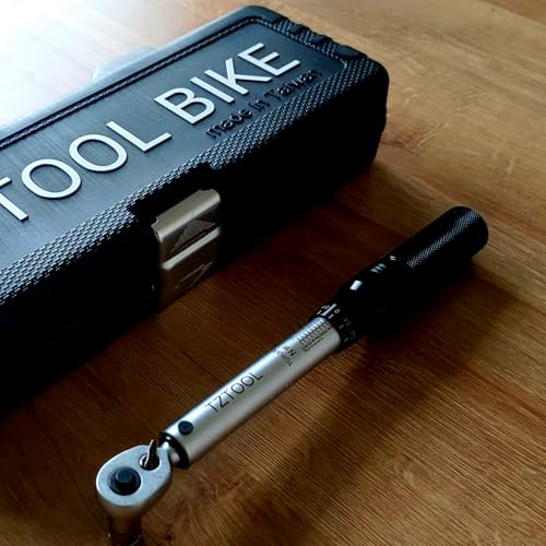 Click Bike Pro Torque Wrench set, 1/4" 2-20 Nm kit(3/8" adapter, bits, extension, bit adapter)