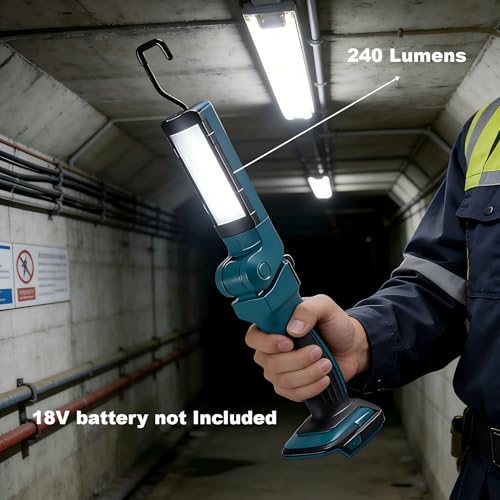 DML801 18V LXT Lithium-Ion Cordless 12 LED Flashlight, Flashlight Only, Compatible with Makita 18V Battery