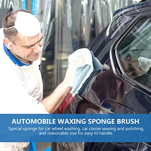 ULTECHNOVO Car Sponge Brush Automotive Wheels Metal Car Cleaning Rim Brush Washing Sponge Tool Metal Polishing Kit Cleaning Tool Washing Pp 1pc