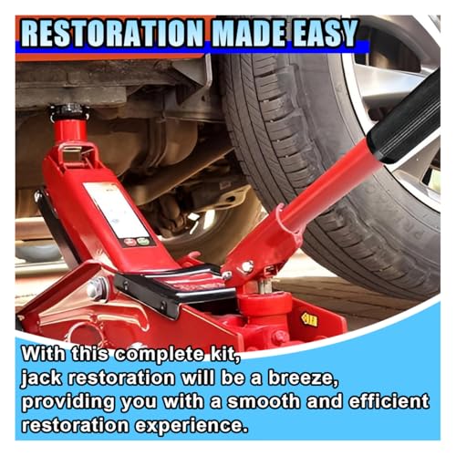 15PCS 3 Ton Floor Jack Seal Repair Kit, Complete Hydraulic Jack Oil Seal & O-Ring Set for Vertical Jacks, Universal Car Repair Tool for SUV, Truck, and Sedan (Vertical)