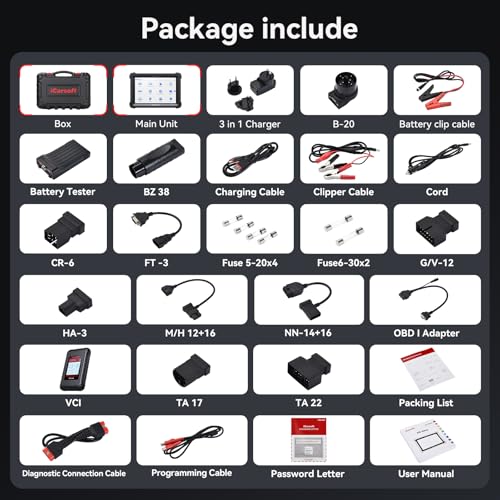 iCarsoft CR Ultra P Bidirectional Scan Tool with ECU Coding Topology Map 41+ Resets, All System Automotive Diagnostic Scanner, Upgraded Ver. of CR Ultra, Full Active Test/CANFD/DoIP/3Years Free Update
