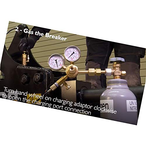XZT GK-03 Hydraulic Nitrogen Gas Charging and Pressure Test Kit for JCB Hydraulic Breaker Hammer