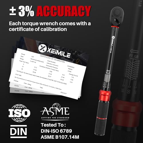 20Pcs 1/4 3/8 1/2-inch Drive Click Torque Wrench Set for Car Moto | Inch Pound Torque Wrench with Sockets (20-260 in.lb,5-45 ft.lb,10-170 ft.lb), Dual-Direction 72T, 3% Precision for Bike DIY - size: 260In.Lb,45Ft.Lb,170fFt.Lb