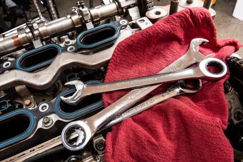 GEARWRENCH 8 Pc. 12 Point Open End Ratcheting Combination SAE Wrench Set - 85599 - style: 8-piece kit