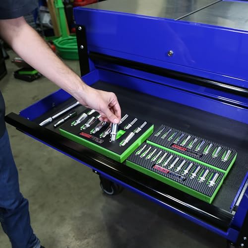 OEMTOOLS 23986 12 Piece Deep 1/4 Drive Socket Set, Deep Socket Set Metric 5-15mm, Heat-Treated Alloy Steel Sockets, Hard Chrome Finish, EVA Tray Storage - style: 1/4" Metric