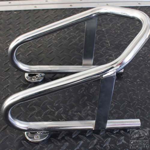 ERICKSON MANUFACTURING - 6” Chrome Motorcycle Wheel Chock (7506), Qty 1