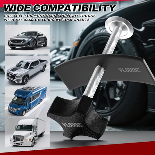 Brake Caliper Compression Tool, Heavy Duty Brake Pad Spreader Tool, caliper piston compressor tool for Compressing Inner Pad, Disc Brake Pad Spreader Tool Suitable for Most Cars and Light Trucks